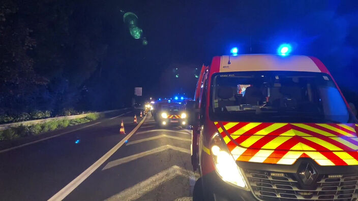 Grave accident sur l’A21 à hauteur de Liévin, quatre adolescentes en urgence absolue