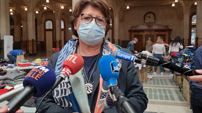 LILLE : Martine Aubry annonce l'accueille de refugiés Afghan