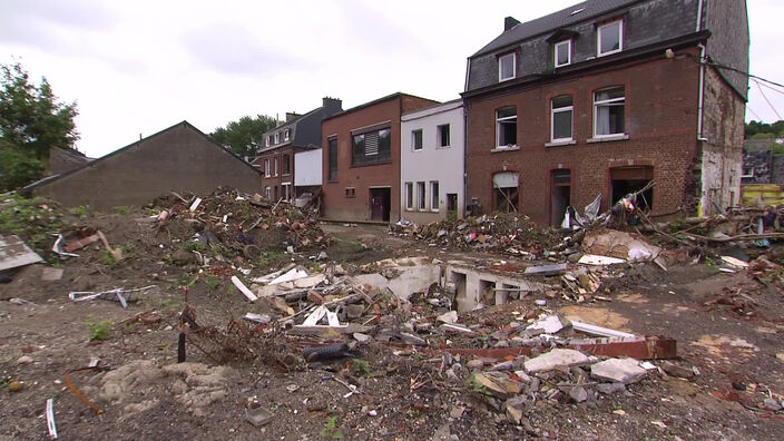 Inondations en Belgique : 1 mois après, la commune Pepinster ne s'est toujours pas relevé !