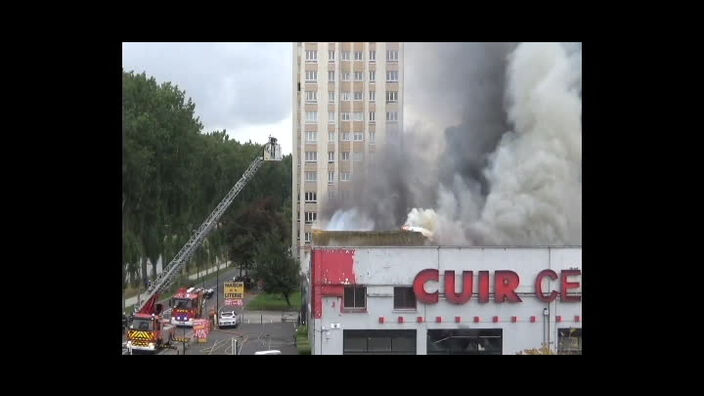 Dunkerque: incendie chez Cuir Center