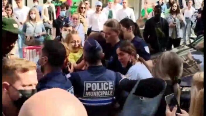 Lille : Interpellation musclée d'une maman avec sa fille par la police, une centaine de passants outrés