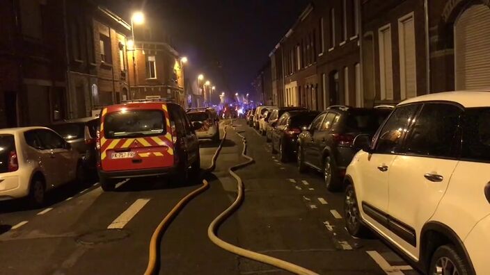 Un incendie dans une casse automobile à Tourcoing