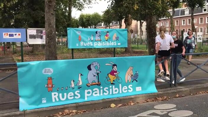 Arras : une sortie d’école sans voitures