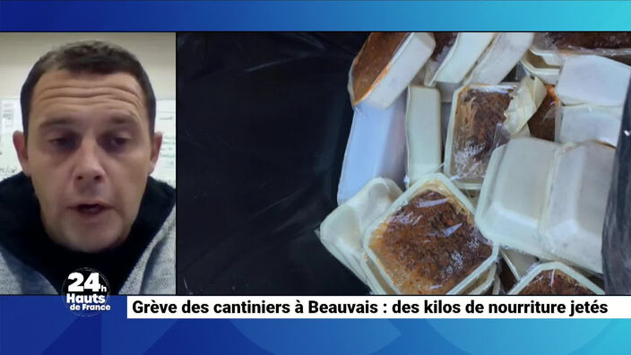 Grève des cantiniers : des kilos de nourriture bradés à Beauvais