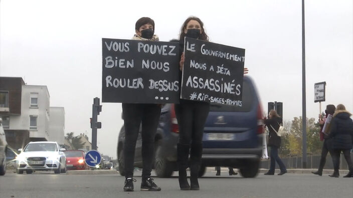 Amiens : Les Sages-femmes en ont "ras le col"