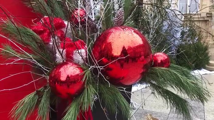 Premier samedi sur le marché de Noël d’Amiens