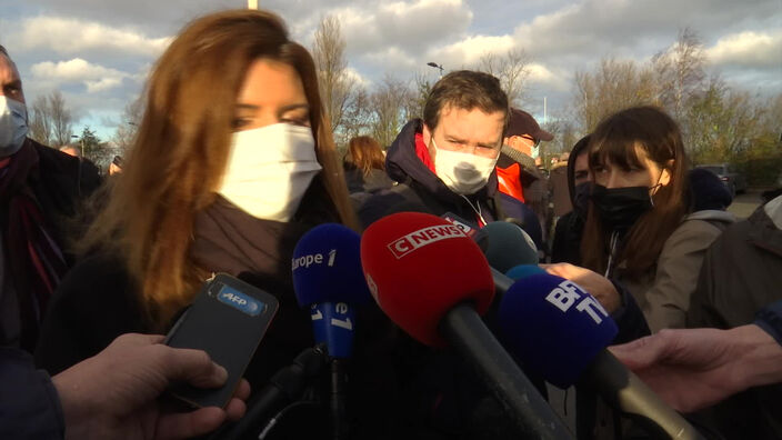 Marlène Schiappa à Calais