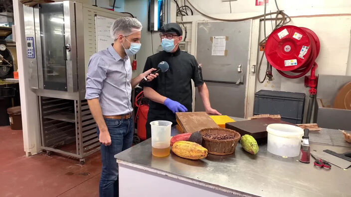 Les secrets de fabrication des chocolats de Noël