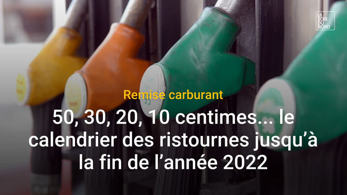 Remise carburant : 50, 30, 20, 10 centimes... le calendrier des ristournes jusqu’à la fin de l’année 2022