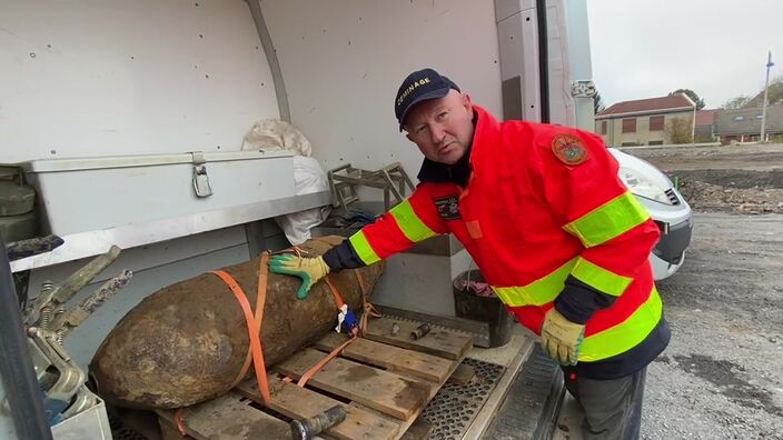 Hénin-Beaumont: un démineur revient sur l’extraction de la bombe de 238 kilos