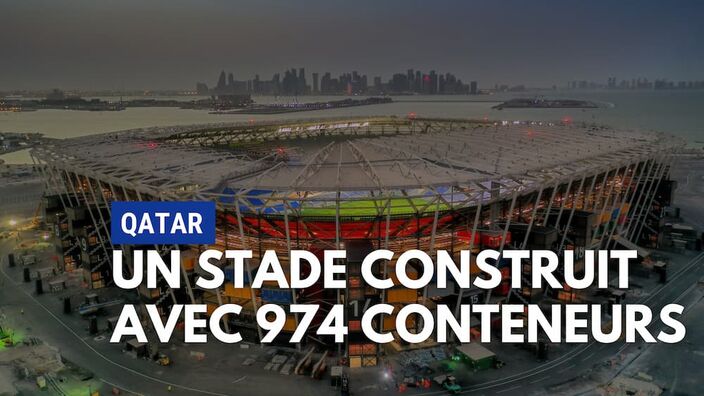 Stadium 974, le stade où se jouera France - Danemark, construit avec des containers à Doha