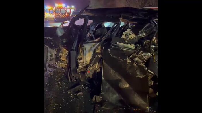 Accident mortel sur l'A1 le soir du réveillon de Noël