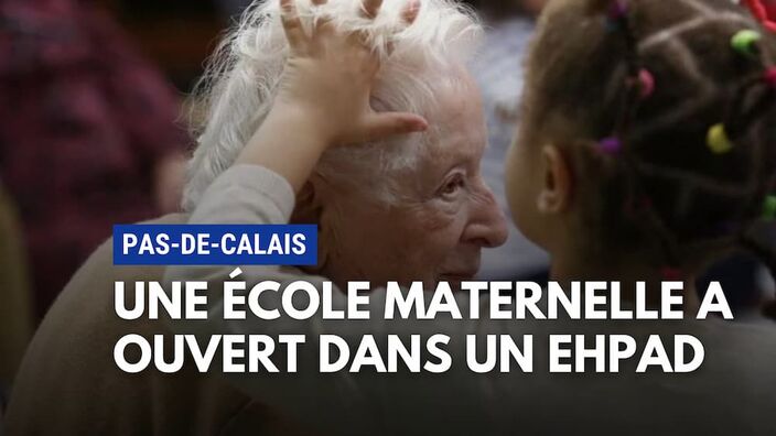 C'est une première en France, une maternelle a ouvert dans un EHPAD