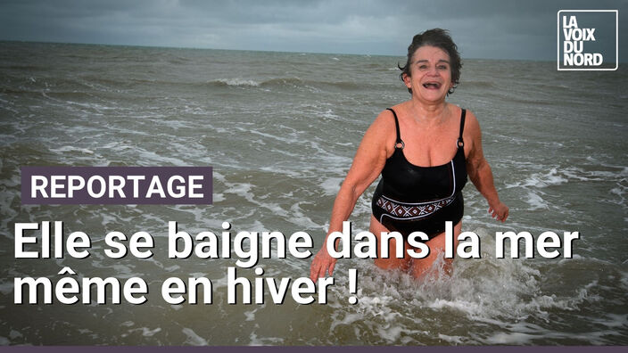 Elle se baigne toute l'année !