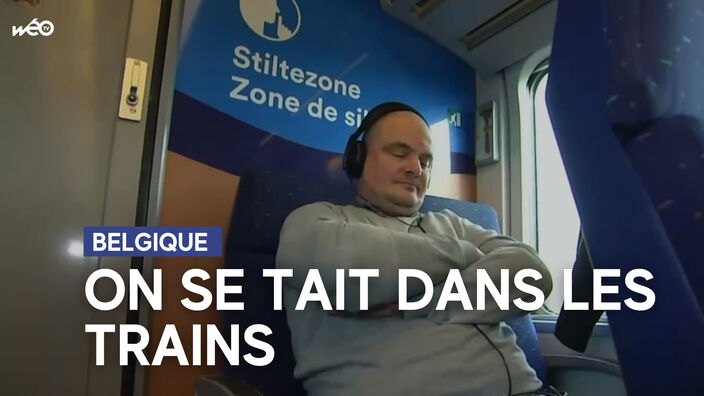 Belgique : dans les trains, chut !