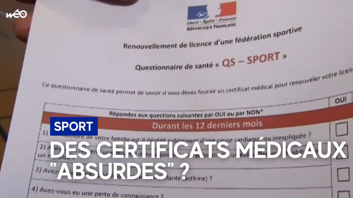 Sport : des certificats qui posent question