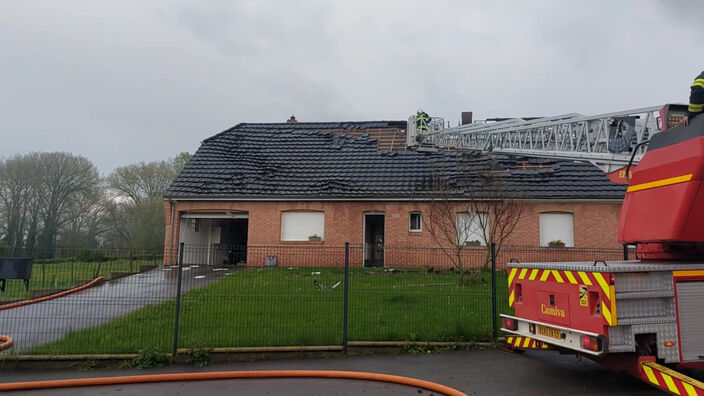 Nord : la foudre s'abat sur une maison à Bermerain