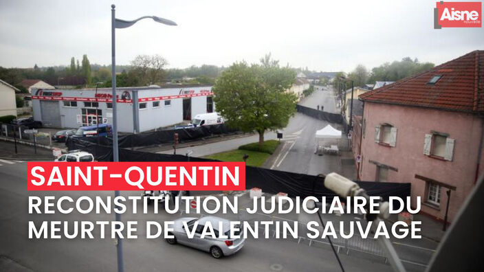 Gros dispositif pour la reconstitution du meurtre de Valentin Sauvage, tué le 30 avril 2022