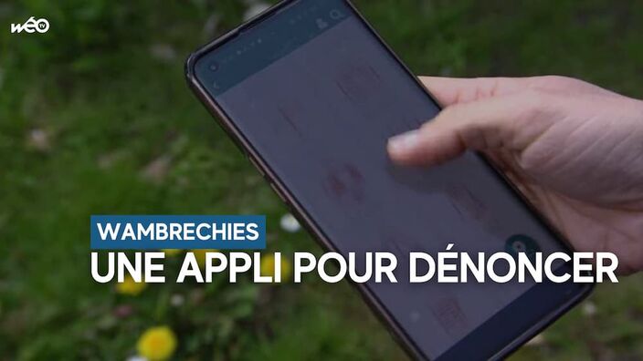 A Wambrechies, on contacte la police municipale par une application