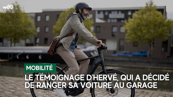 "Je ne me déplace qu'en vélo en en train"