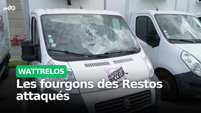 Douze camions des Restos du Coeur saccagés