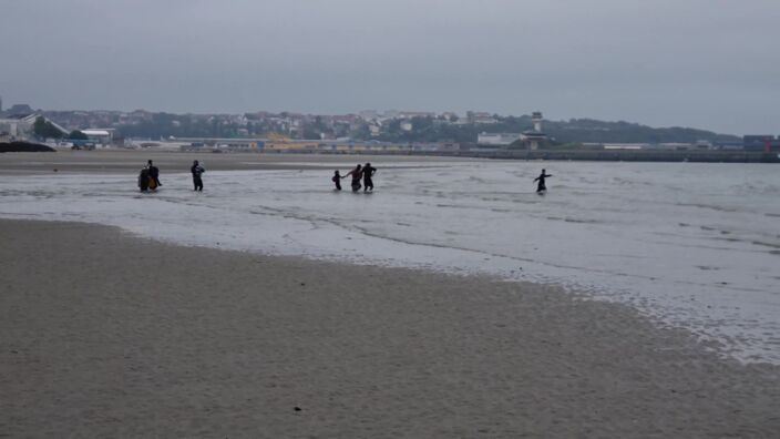 Nouvelle scène de désolation sur la plage de Boulogne-sur-Mer