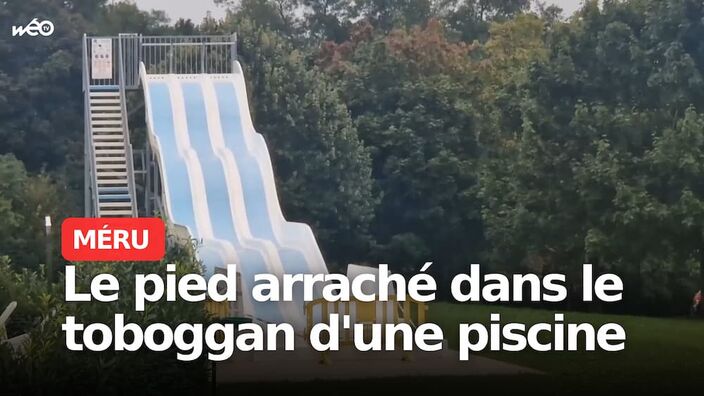 Le pied arraché dans le toboggan de la piscine de Méru