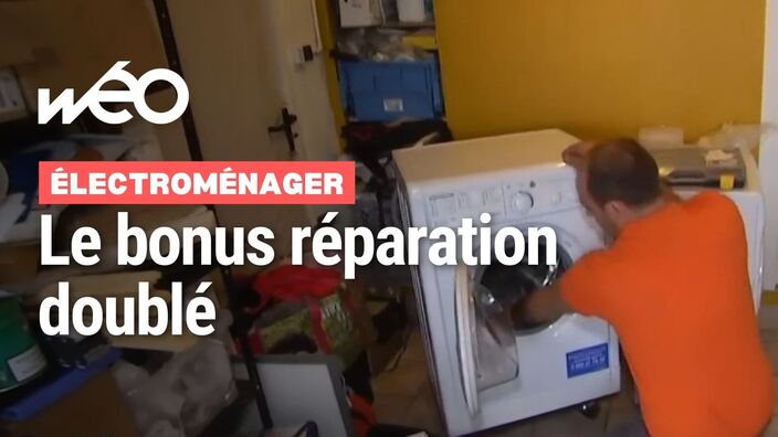 Electroménager : le bonus réparation doublé