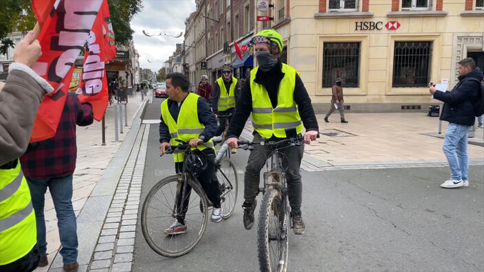 Paris - Bruxelles : Ils pédalent pour dénoncer leurs conditions de travail