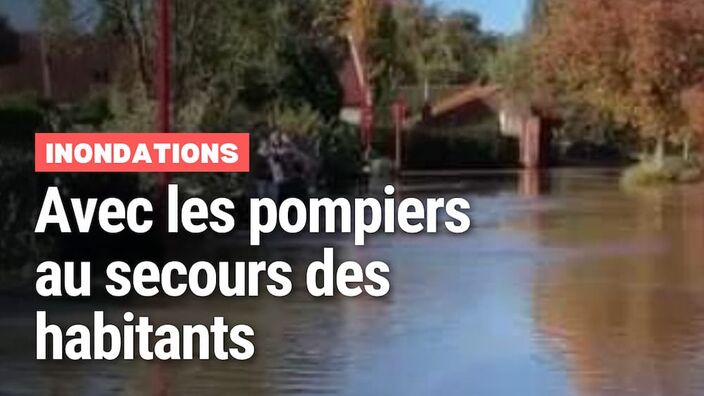 Extraire les habitants et prévenir, les pompiers mobilisés