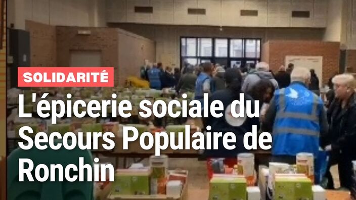 L'épicerie sociale du Secours Populaire de Ronchin