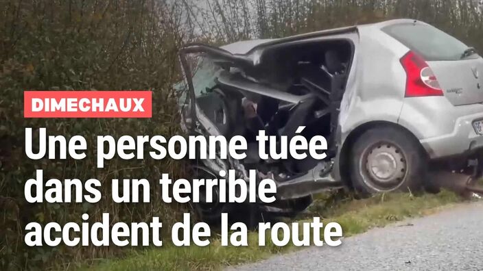 Une personne tuée lors d’un terrible accident de la route à Dimechaux