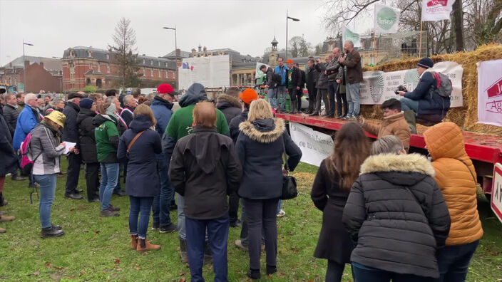 Beauvais : manifestation en soutien à Vincent Verschuere, condamné par la justice