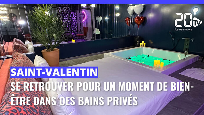 Saint-Valentin : se retrouver le temps d'un instant dans des bains privés