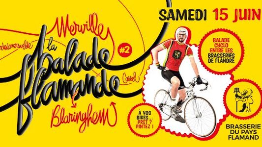 2nde édition de la Balade Flamande : la Brasserie du Pays Flamand donne le top départ de sa randonnée à vélo le samedi 15 juin à Merville !