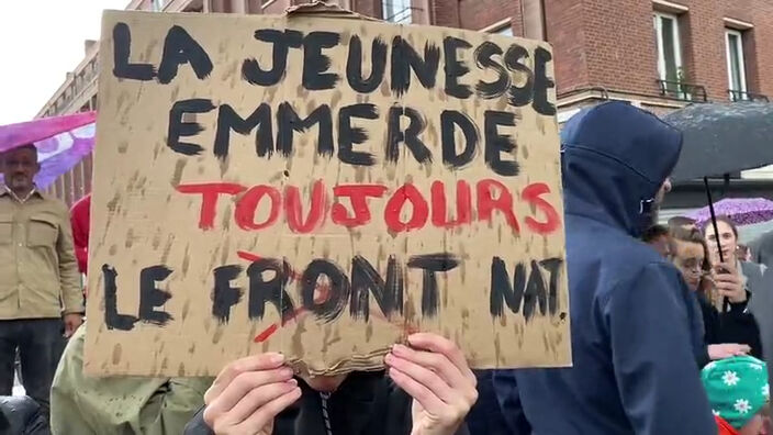 La jeunesse contre le RN avant les législatives anticipées, à Amiens