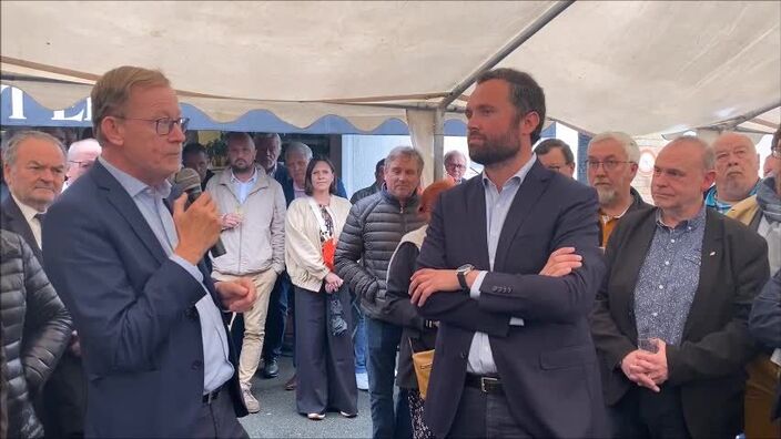 Législatives en Flandre : le duo Bataille-Belleval lance sa campagne