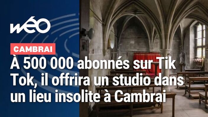 Cambrai : à 500 000 abonnés sur TikTok, il offrira un studio 