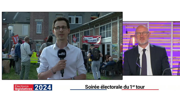 1er tour des élections législatives : En direct du QG de campagne de François Ruffin