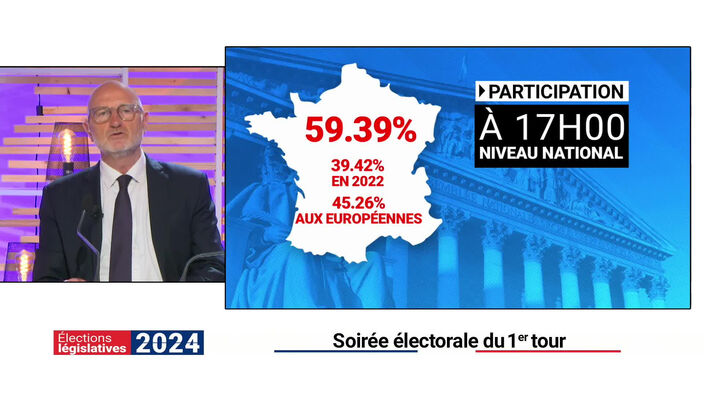 1er tour des élections législatives : taux de partipation record