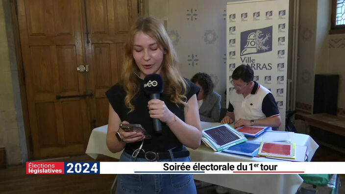 1er tour des élections législatives : ambiance au QG de Agnès Pannier-Runacher 