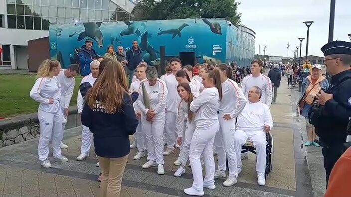 Boulogne : dernière répétition avant l'arrivée de la flamme olympique