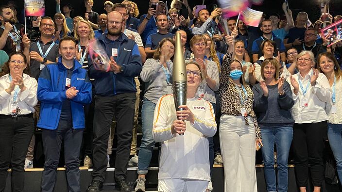 Boulogne-sur-Mer : La Flamme Olympique vient d'arriver dans la capitale de la Côte d'Opale