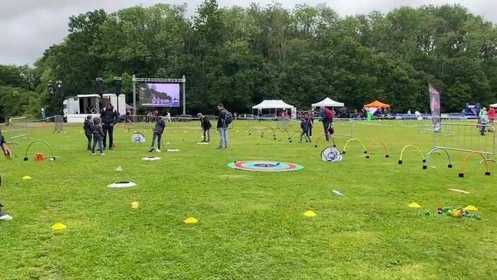 Parc d'Olhain : le village sportif fait le plein en attendant la flamme olympique !