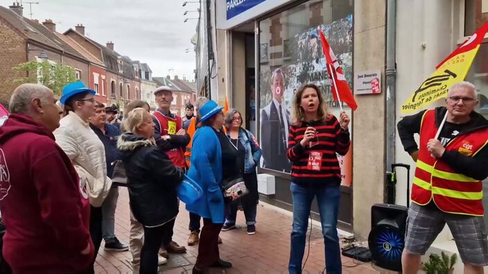 Nouvelle manifestation contre l'extrême-droite, à Chauny