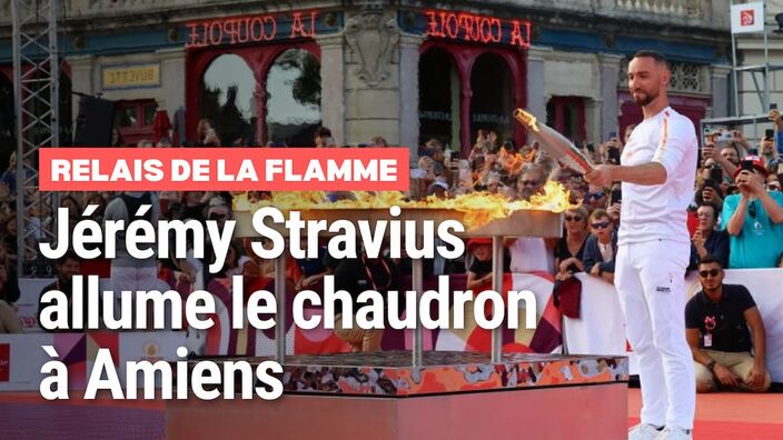Revivez le passage de la flamme olympique à Amiens
