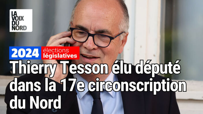 Douaisis : Thierry Tesson élu dans la 17e circonscription du Nord, Frédéric Chéreau battu