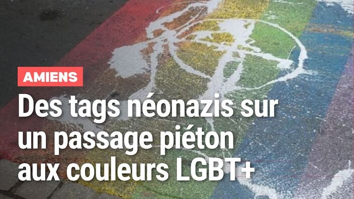 Des tags néonazis sur une fresque LGBT+ à Amiens