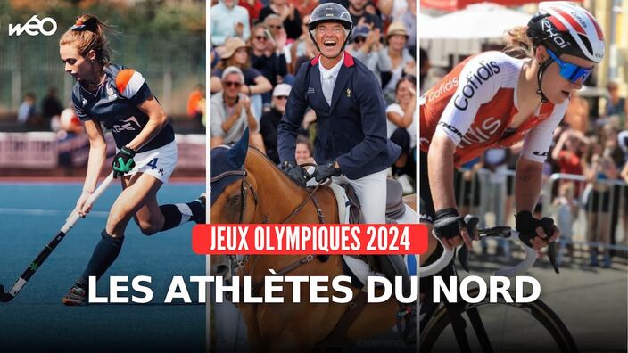 Emma Ponthieu, Karim Laghouag et Victoire Berteau, trois athlètes nordistes à Paris 2024