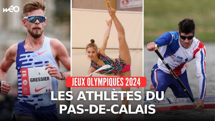 Jimmy Gressier, Hélène Karbanov et Loïc Léonard, trois athlètes du Pas-de-Calais à Paris 2024